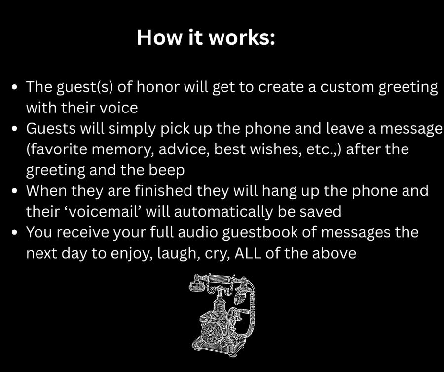 Now adding... Vintage Audio Guestbook Rental